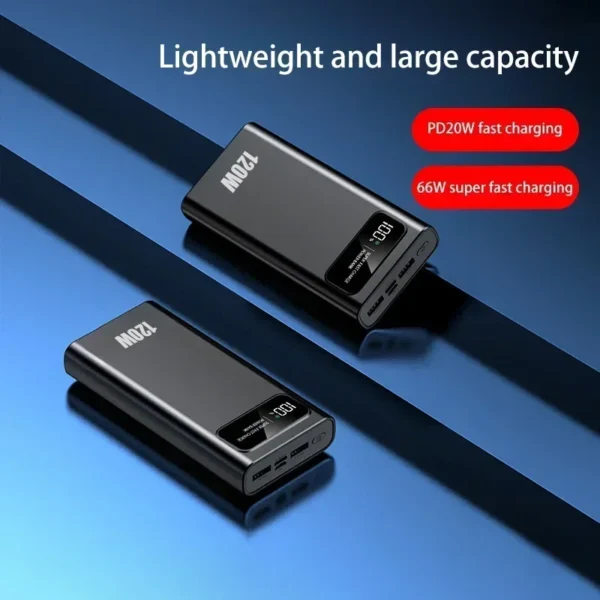 200000mAH 120W Power Bank Super Fast Charging Battery High Capacity Digital Display Power Bank For iphone 15 14 Samsung Xiaomi - Image 4