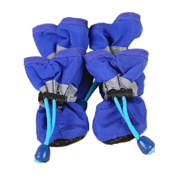 Pet Shoes Soft Bottom Breathable Waterproof Not Off Teddy Spring Autumn and Winter Out Pet Shoes Boots Sets Rain Shoes - Image 9