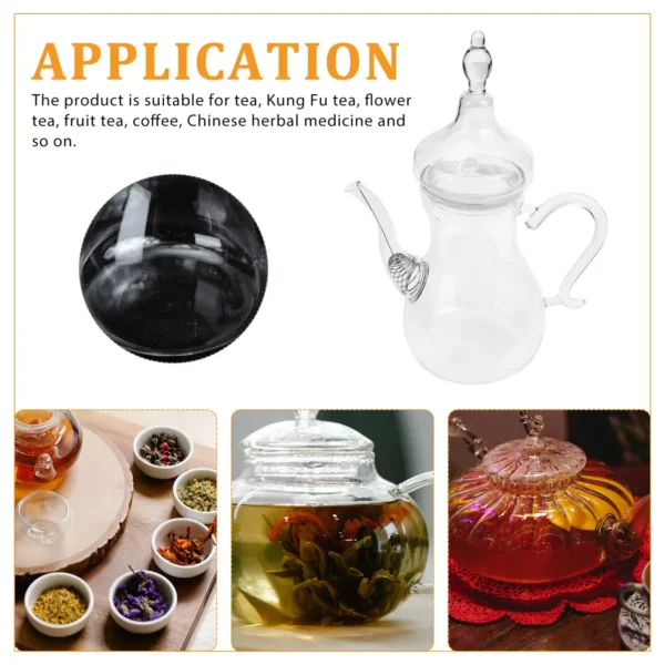 1L Turkish Coffee Pot,Borosilicate Glass Cup,Cold Brew Coffee Maker,Heat-resistant,Brew Teapot,Drink Pitcher for Home Restaurant - Image 5
