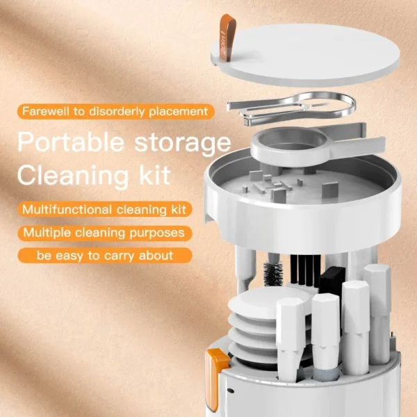 Xiaomi Computer Keyboard Cleaner Brush Kit Earphone Clean Pen For AirPods iPad Phone Cleaning Tools Cleaner Keycap Puller Youpin - Image 2