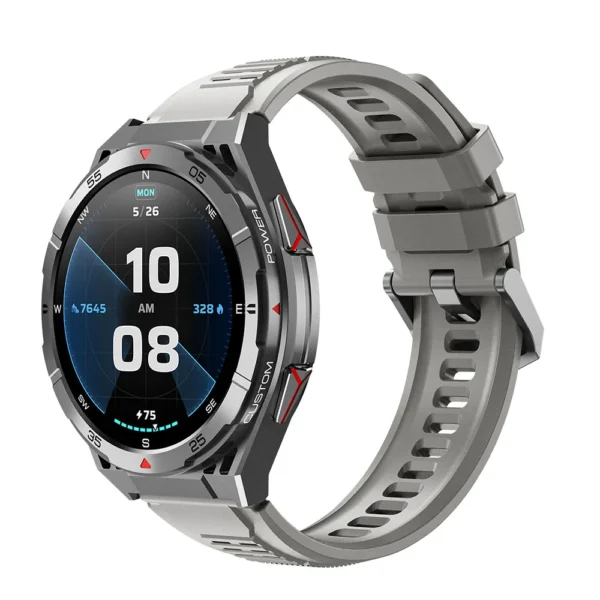 New Smart Watch GPS Sports Compass Altitude Air Pressure Blue Tooth Call 3ATM Waterproof Health AMOLED Screen Smartwatch 480Mah - Image 8
