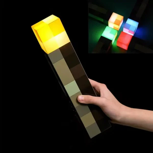 4 Color Brownstone Flashlight Night Light USB Rechargeable Adjustable Lamp with Buckle 11inch Children Gift Bedroom Decor Light - Image 7