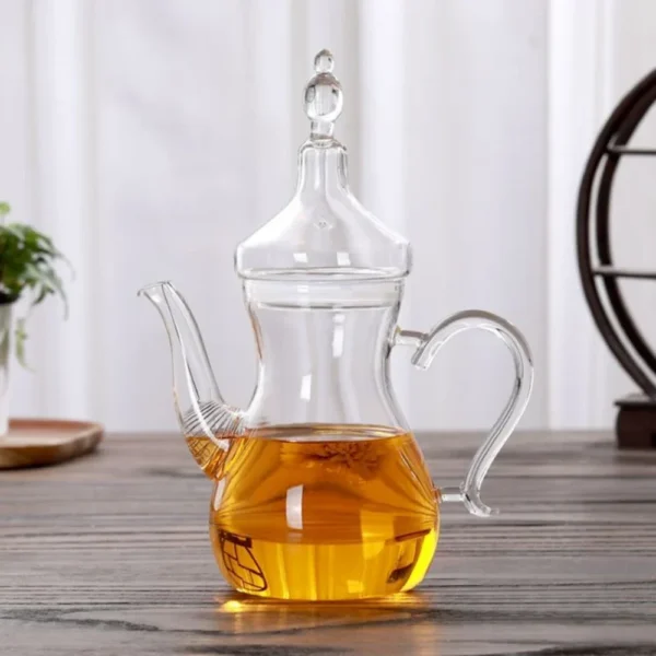 1L Turkish Coffee Pot,Borosilicate Glass Cup,Cold Brew Coffee Maker,Heat-resistant,Brew Teapot,Drink Pitcher for Home Restaurant - Image 7