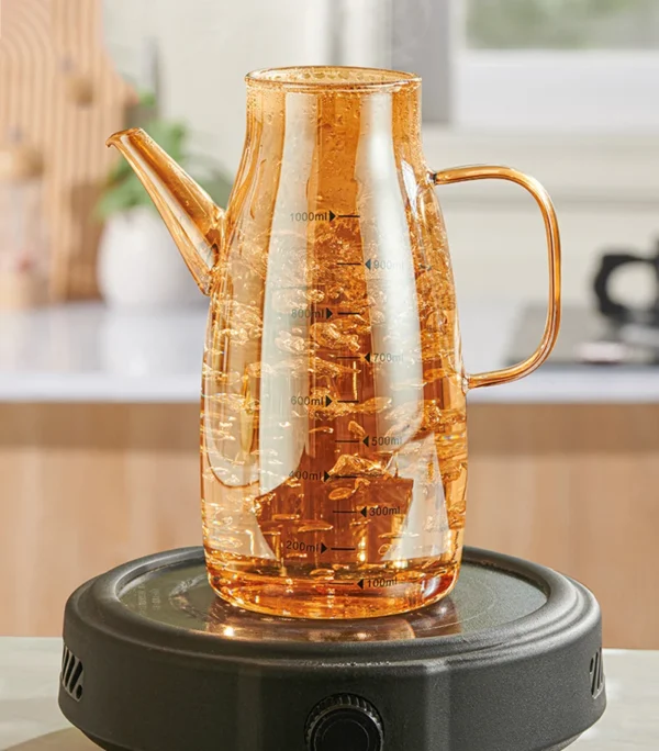 1000ml Oil Bottle Kitchen Glass Oil Pot Large Capacity Leak-Proof Pour Soy Vinegar Tank Oil Dispenser Kitchen Tools - Image 6