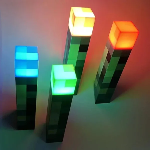 4 Color Brownstone Flashlight Night Light USB Rechargeable Adjustable Lamp with Buckle 11inch Children Gift Bedroom Decor Light - Image 2