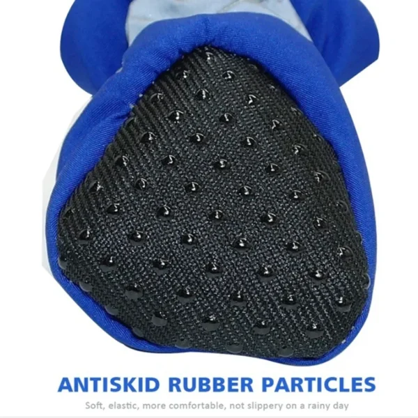 Pet Shoes Soft Bottom Breathable Waterproof Not Off Teddy Spring Autumn and Winter Out Pet Shoes Boots Sets Rain Shoes - Image 4