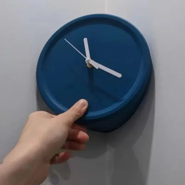 Silent Mechanism Wall Clocks Concave Angle Wall Clock Art Modern Living Room Bedroom Clocks Noiseless Design Home Decoration - Image 2